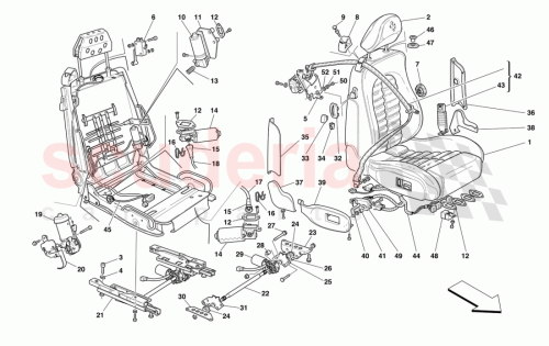 Part Diagram for Ferrari 652480