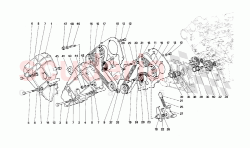 Part Diagram for Ferrari 134097
