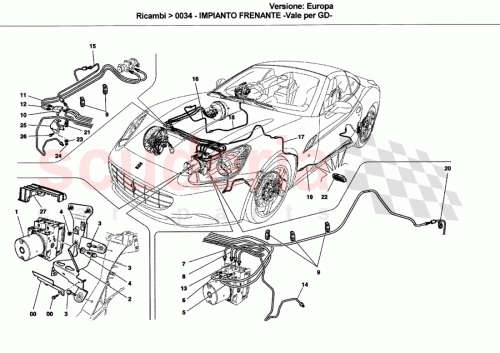 Part Diagram for Ferrari 244446