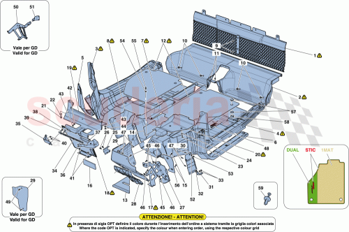 Part Diagram for Ferrari 88111400