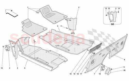 Part Diagram for Ferrari 655370