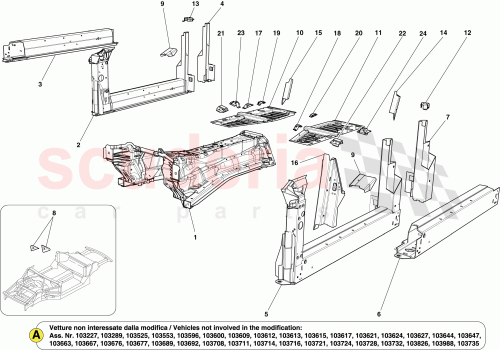 Part Diagram for Ferrari 985279422