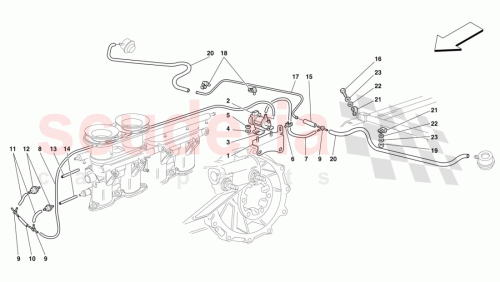 Part Diagram for Ferrari 146167