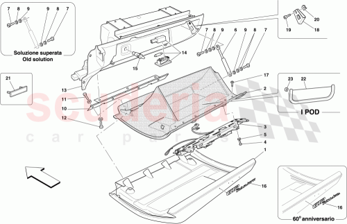 Part Diagram for Ferrari 68127000