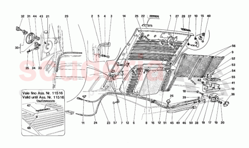 Part Diagram for Ferrari 63060200