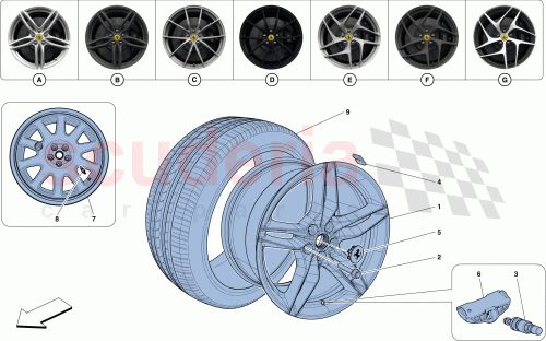 Part Diagram for Ferrari 325262