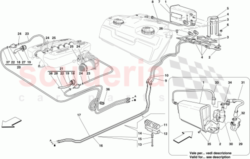 Part Diagram for Ferrari 225754