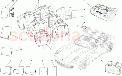 Part Diagram for Ferrari 84855000