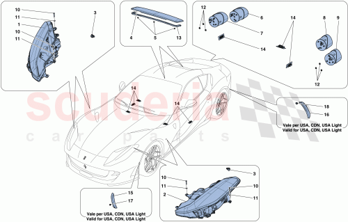 Part Diagram for Ferrari 338310