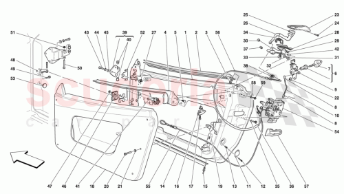 Part Diagram for Ferrari 66144511