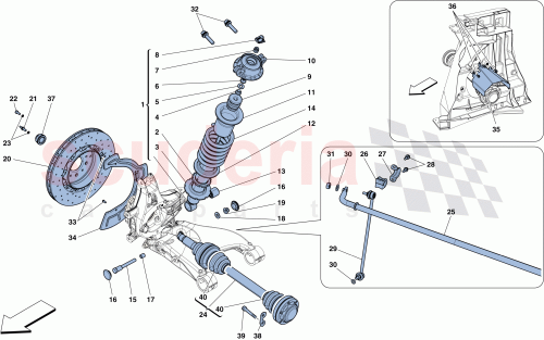 Part Diagram for Ferrari 220382