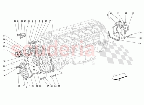 Part Diagram for Ferrari 141291