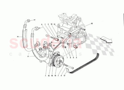 Part Diagram for Ferrari 157355