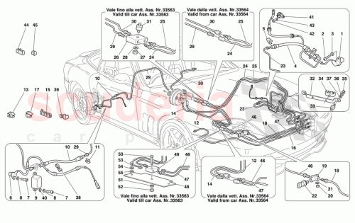Part Diagram for Ferrari 154309