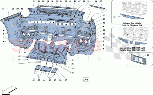 Part Diagram for Ferrari 84784600