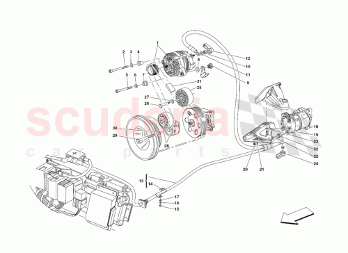 Part Diagram for Ferrari 207423