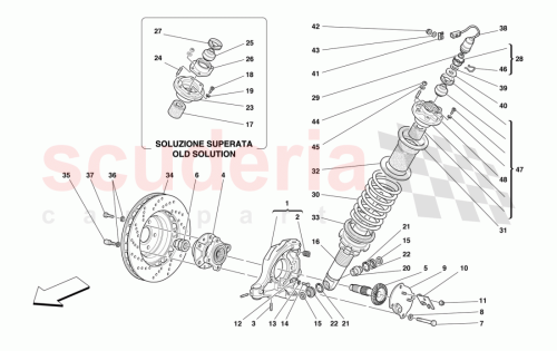 Part Diagram for Ferrari 152329