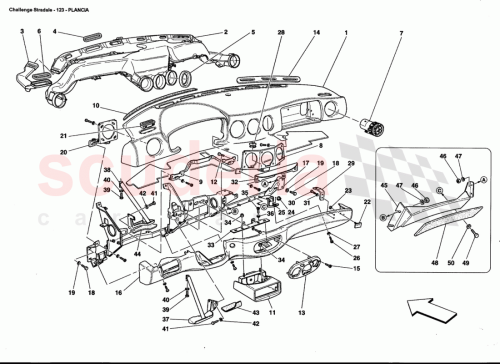 Part Diagram for Ferrari 67758200