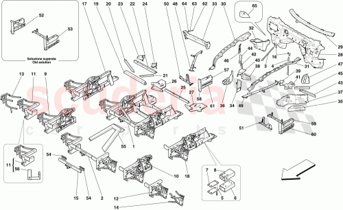 Part Diagram for Ferrari 68550511