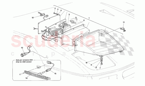 Part Diagram for Ferrari 135081