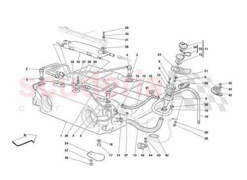 Part Diagram for Ferrari 172995
