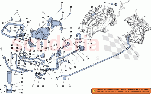 Part Diagram for Ferrari 81895900
