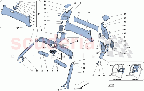 Part Diagram for Ferrari 13311677