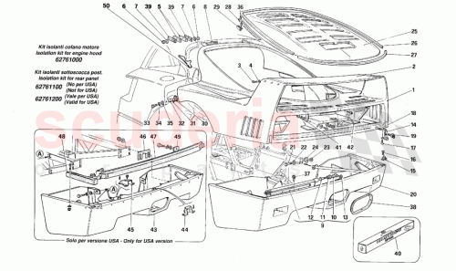 Part Diagram for Ferrari 62588600