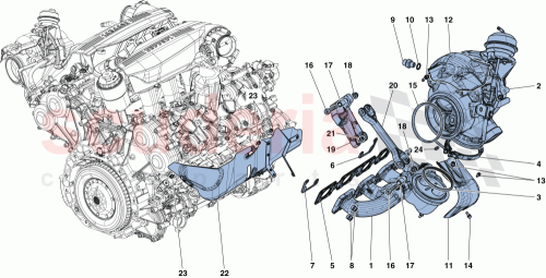 Part Diagram for Ferrari 280460