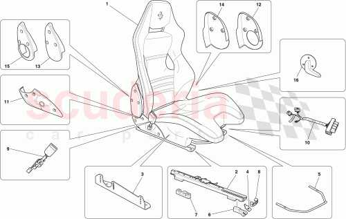 Part Diagram for Ferrari 83217700