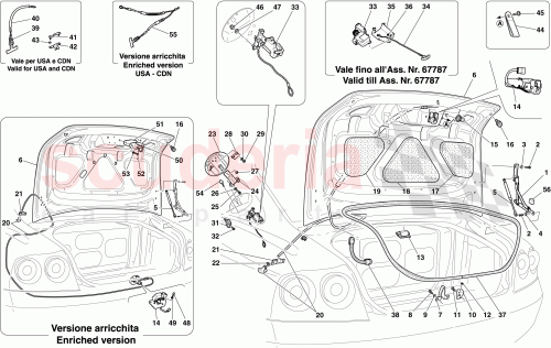 Part Diagram for Ferrari 68123500
