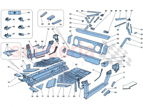 Part Diagram for Ferrari 255315