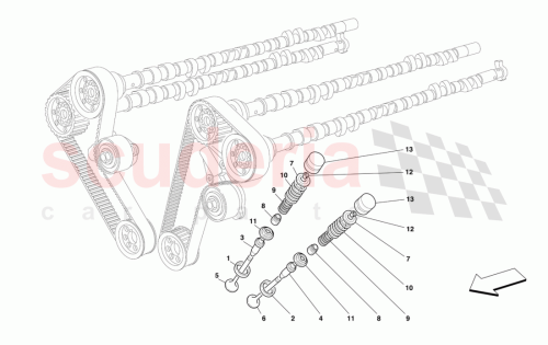 Part Diagram for Ferrari 167177
