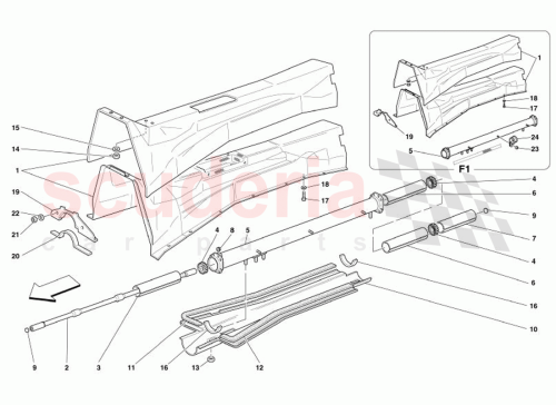 Part Diagram for Ferrari 64517200