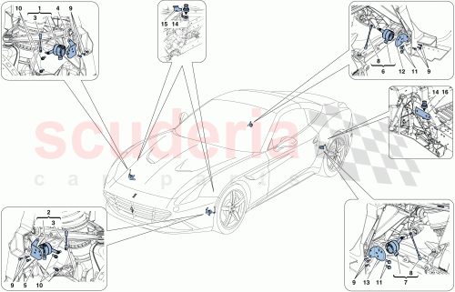 Part Diagram for Ferrari 308050
