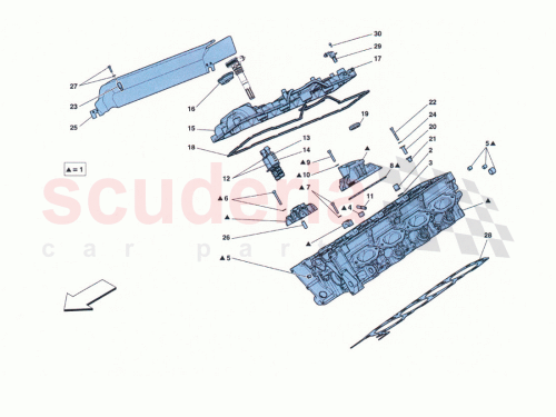 Part Diagram for Ferrari 251233