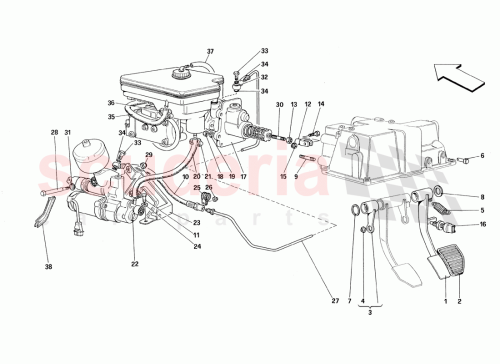 Part Diagram for Ferrari 13517124