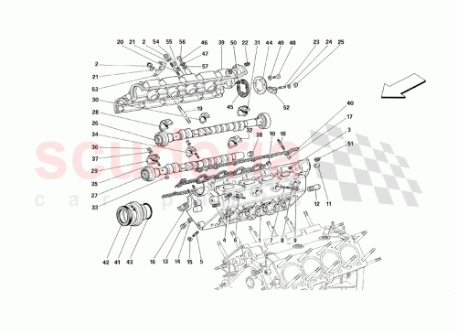 Part Diagram for Ferrari 117275