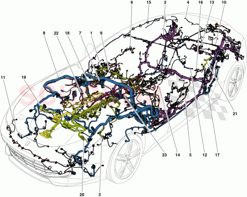 Part Diagram for Ferrari 325672