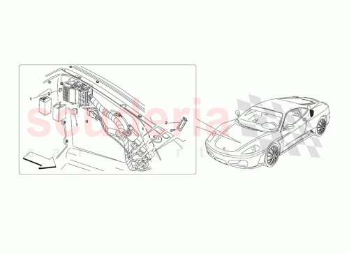 Part Diagram for Ferrari 170093