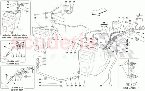 Part Diagram for Ferrari 186146