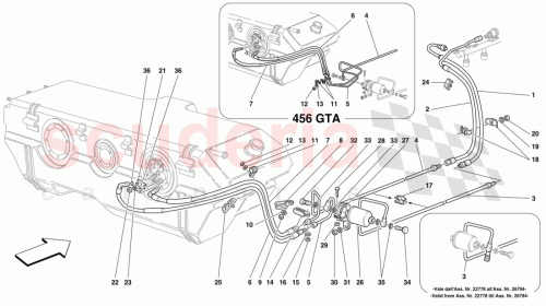 Part Diagram for Ferrari 174046