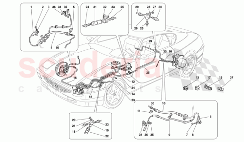 Part Diagram for Ferrari 154042