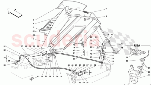 Part Diagram for Ferrari 64696700