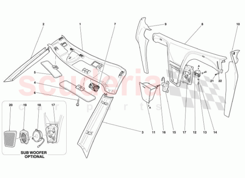 Part Diagram for Ferrari 13273911