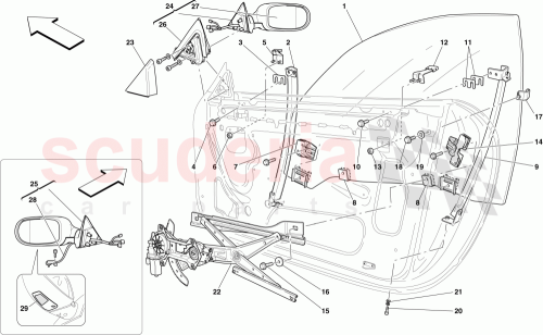 Part Diagram for Ferrari 68977010