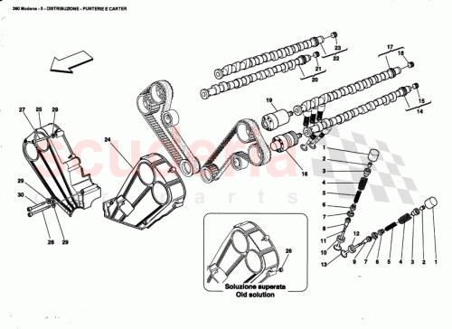 Part Diagram for Ferrari 157989