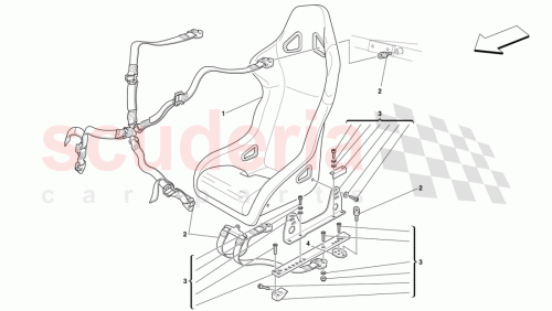 Part Diagram for Ferrari 66127000