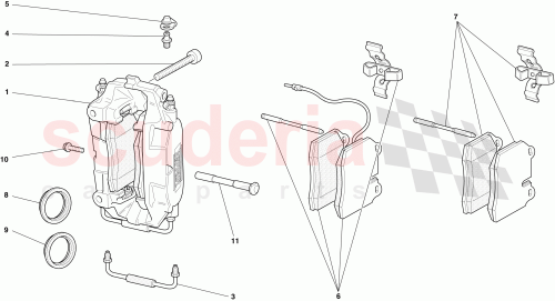 Part Diagram for Ferrari 70001085