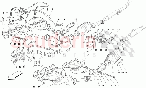 Part Diagram for Ferrari 253875